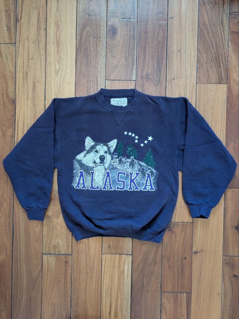 Alaska Vintage Dogsledding Crewneck (M)